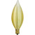 25 Watt - Spun Thread Satin Amber - Bent Tip - Incandescent Chandelier Bulb Thumbnail