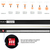 2 ft. Wattage and Color Selectable Architectural LED Linear Fixture with Regressed Lens - Up/Down Light - 2275 Total Lumens - Black Thumbnail