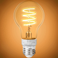 450 Lumens - 6.5 Watt - LED A19 Bulb with 3 Selectable Color Temperature - Kelvin 2200-3000-5000 - 40 Watt Incandescent Equal - Medium Base - 120 Volt - PLT-12661