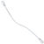 72 in. Flexible Connector - White Thumbnail