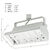 Nora NTF-3218S - Compact Fluorescent Track Fixture - Silver Thumbnail