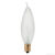 60 Watt - Frost - Bent Tip - Incandescent Chandelier Bulb - 3.63 in. x 1 in. Thumbnail