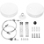8 ft. Color Selectable Architectural LED Linear Fixture - Up/Down Light - 8050 Total Lumens - White Thumbnail