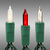 17 ft. - Green Wire - Christmas Mini Light String - (50) Frosted White, Red, Clear Bulbs - 4 in. Bulb Spacing Thumbnail