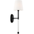 19 in. x 5.5 in. Wall Sconce Fixture - White Shade - Bronze Finish Thumbnail