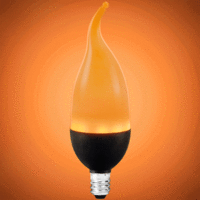 LED B11 2.5W LED FLAME LT TIP