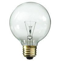 25 WATT  G25  CLEAR