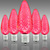 Pink - LED C9 - Christmas Light Replacement Bulbs - Faceted Finish Thumbnail