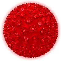 150L 10IN LED SPHERE RED