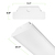 5300 Lumen Max - 40 Watt Max - 4 ft. x 7 in. Wattage and Color Selectable LED Wraparound Fixture Thumbnail