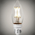 450 Lumens - 4.5 Watt - LED Chandelier Filament Bulb with 3 Selectable Color Temperature - 4.6 x 1.7 in. Thumbnail