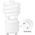 Shatter Resistant - Spiral CFL Bulb - 13 Watt - 60 Watt Equal - Incandescent Match Thumbnail