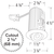 1100 Lumens - 12.5 Watt - 3000 Kelvin - 2 in. LED Gimbal Light Engine Thumbnail