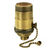 Medium Base Socket - On-Off Pull Chain - Antique Solid Brass Thumbnail