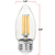 Natural Light - 300 Lumens - 3.3 Watt - 2700 Kelvin - LED Chandelier Bulb - 3.6 x 1.4 in. Thumbnail