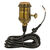 Medium Base Pendant Light Socket - On-Off Turn Knob - Antique Brass Finish Thumbnail