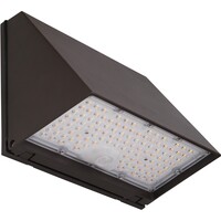 9094 Lumen Max - 60 Watt Max - Wattage and Color Selectable Full Cutoff LED Wall Pack Fixture - Watts 30-40-60 - Kelvin 3000-4000-5000 - Integrated Photocell - 120-277 Volt - PLT-13610