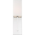18 in. x 4.5 in. Wall Sconce Fixture - White Fabric Shade - Nickel Finish Thumbnail