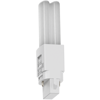 450 Lumens - 3 Watt - Color Selectable LED PL Lamp - Kelvin 2700-3000-3500-4000-5000 - Replaces 5W-9W CFL - 2 Pin G23 Base - Ballast Bypass or Plug and Play - 120-277 Volt - PLT-20335