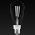 500 Lumens - 4.5 Watt - LED Edison Filament Bulb with 5 Selectable Color Temperature Thumbnail