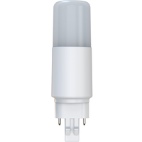 976 Lumens - 7 Watt - 4000 Kelvin - LED PL Lamp - Replaces 13W CFL - 2 Pin GX23 Base - Ballast Bypass or Plug and Play - 120-277 Volt - PLT-20326