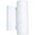 7 in. LED Outdoor Wall Sconce Fixture - Direct and Indirect Light - White Finish Thumbnail