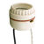 Medium Base Socket - Keyless - White Porcelain Thumbnail