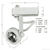 PLT PTL207W - Gimbal Ring Low Voltage Track Fixture - White Thumbnail