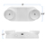 Emergency Light Fixture - LED Lamp Heads - 3 Watt Thumbnail