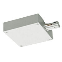 Nora NT-2348W - T-Bar End Feed - White - Dual Circuit - Compatible with Halo Track