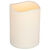 6 in. ht. - 4.5 in. dia. - Bisque Color - LED - Flameless Resin Pillar Candle Thumbnail