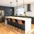 8 in. x 5 in. Pendant Fixture - Clear Glass - Black Finish Thumbnail
