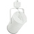 Nora NTL-222W - Flat Back Cylinder Low Voltage Track Fixture - White Thumbnail