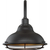 14 in. x 12 in. Outdoor Wall Sconce Fixture - Gold Baffle - Bronze Finish Thumbnail
