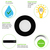 3 in. Diameter - Ultra-Slim LED Under Cabinet Puck Light - Black Finish Thumbnail