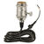 Medium Base Pendant Light Socket - On-Off Turn Knob - Polished Nickel Finish Thumbnail