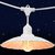 15 ft. Patio Stringer - Comes with (10) LED S14 Filament Bulbs and (10) Pleated Iron Shades Thumbnail