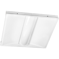 4379 Lumen Max - 29 Watt Max - 2 x 2 Wattage and Color Selectable LED Troffer Fixture - Watts 15-19-24-29 - Kelvin 3500-4000-5000 - 120-277 Volt - Halco 81780