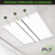 3900 Lumen Max - 35 Watt Max - 2 x 2 LED Troffer Fixture - Three Flat Light Panels - Wattage and Color Selectable Thumbnail
