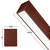 4 ft. Wattage and Color Selectable Architectural LED Linear Fixture - Up/Down Light - 5900 Total Lumens - Dark Wood Finish Thumbnail