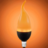 LED B11 2.5W LED FLAME LT TIP