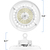 15,200 Lumens - 100 Watt - 5000 Kelvin - UFO LED High Bay Fixture - Sensor Ready Thumbnail