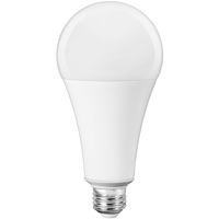 4000 Lumens - 33 Watt - 4000 Kelvin - High Output - LED A23 Light Bulb - 300 Watt Equal - Medium Base - 120 Volt - PLT-13275