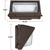 9375 Lumens - 75 Watt - 4000 Kelvin - LED Wall Pack Thumbnail