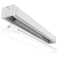 6250 Lumen Max - 50 Watt Max - 4 ft. Wattage and Color Selectable LED Strip Fixture - Linkable - Watts 35-40-45-50 - Kelvin 3000-3500-4000-5000 - 120-277 Volt - Archipelago Lighting LLSN4-3550CS/FL