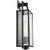 20 in. x 8 in. Outdoor Wall Sconce Fixture - Clear Glass - Black Finish Thumbnail