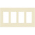 Decorator Wall Plate - Ivory - 4 Gang Thumbnail