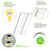 5600 Lumen Max - 50 Watt Max - 2 x 4 LED Troffer Fixture - Three Flat Light Panels - Wattage and Color Selectable Thumbnail