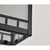 14 in. x 9 in. Outdoor Wall Sconce Fixture - Frosted Glass - Black Finish Thumbnail
