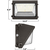 6900 Lumen Max - 50 Watt Max - Wattage and Color Selectable LED Wall Pack Fixture Thumbnail